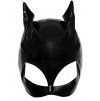 Lakovaná maska s kočičíma ušima Black Level