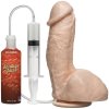 Stříkající realistické dildo s přísavkou Doc Johnson  19 cm