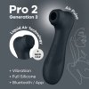 Pulzační a vibrační stimulátor klitorisu Satisfyer Pro 2 Generation 3 Black