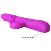 Přirážecí a perličkový vibrátor s králíčkem Pretty Love Ward