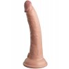 Realistické dildo s přísavkou King Cock Elite Dual Density 7"
