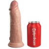 Realistické dildo s přísavkou King Cock Elite Dual Density 8"