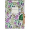 Parfémovaný papír Heathcote & Ivory Flower Blooms Lavender Garden  levandulová zahrada, 5 archů