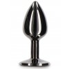Luxusní anální kolík se šperkem Taboom Small  černý