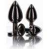 Luxusní anální kolík se šperkem Taboom Medium  černý