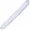 Oboustranné dildo Crystal Jellies 12"  transparentní
