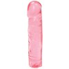 Dildo Crystal Jellies Classic Dong 8"  růžové