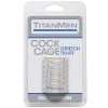 Erekční kroužek TitanMen Cock Cage Clear  transparentní