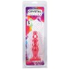 Anální kolík Crystal Jellies Anal Delight 5"  růžový