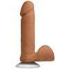 Realistické dildo s přísavkou Vac-U-Lock 6" Ultraskyn  karamelové