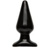 Anální kolík Classic Smooth Large  (velký), černý