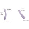 Vibrátor na bod G i klitoris Svakom Amy 2 Pastel Lilac