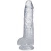 Realistické dildo s varlaty a přísavkou Big Dick in a Bag 8"