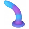 Světélkující tvarovatelné dildo s přísavkou RAVE 8"