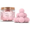 Šumivé koule do koupele The Luxury Bathing Company Sweet Vanilla & Almond Glaze  vanilka a mandle, 10x 15 g