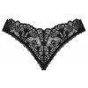 Krajková tanga s otvorem v rozkroku Obsessive Donna Dream
