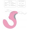 Vibrátor s pulzačním stimulátorem klitorisu TWIST