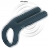 Vibrátor pro páry s kroužkem na penis FUSHION