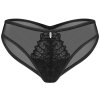 Průsvitné kalhotky s krajkovou vsadkou Obsessive Donarella