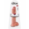 Realistické dildo s varlaty Pipedream King Cock 11"  28 cm