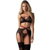Set průsvitného erotického prádla Obsessive Novenes  3 ks