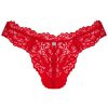 Krajková tanga Obsessive Amor Cherris