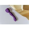 Hřejivá masážní hlavice/vibrátor Heating Wand Purple