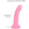 Silikonové dildo s přísavkou a třpytkami Dildolls Glitzy