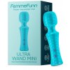 Malá masážní hlavice FemmeFunn Ultra Wand Mini Turquoise