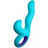Vibrační a pulzační vibrátor s králíčkem FemmeFunn Klio Turquoise