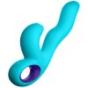 Vibrační a pulzační vibrátor s králíčkem FemmeFunn Klio Turquoise