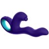 Vibrační a pulzační vibrátor s králíčkem FemmeFunn Klio Dark Purple