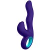 Vibrační a pulzační vibrátor s králíčkem FemmeFunn Klio Dark Purple