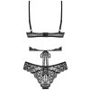 Dvoudílný set krajkového prádla Obsessive Blomentis
