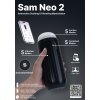 Interaktivní vibrační a sací masturbátor Svakom Sam Neo 2