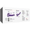 Tvarovatelný samodržící vibrační strapon Strap-On-Me Purple  (velikost M)