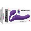 Tvarovatelný samodržící vibrační strapon Strap-On-Me Purple  (velikost M)