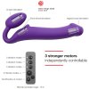Tvarovatelný samodržící vibrační strapon Strap-On-Me Purple  (velikost M)