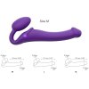 Tvarovatelný samodržící vibrační strapon Strap-On-Me Purple  (velikost M)