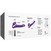 Tvarovatelný samodržící vibrační strapon Strap-On-Me Purple  (velikost L)