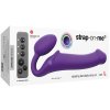 Tvarovatelný samodržící vibrační strapon Strap-On-Me Purple  (velikost L)