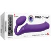 Tvarovatelný samodržící vibrační strapon Strap-On-Me Purple  (velikost XL)