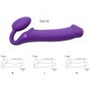 Tvarovatelný samodržící vibrační strapon Strap-On-Me Purple  (velikost XL)