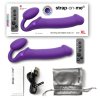 Tvarovatelný samodržící vibrační strapon Strap-On-Me Purple  (velikost XL)