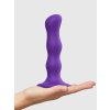 Dildo s přísavkou a pohyblivými kuličkami Strap-On-Me Geisha Balls Purple  (velikost M)