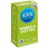 Vroubkované kondomy EXS Ribbed & Dotted  12 ks