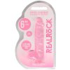 Realistické dildo s varlaty a přísavkou RealRock 6"  růžové