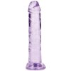 Realistické dildo s přísavkou RealRock 6"  fialové