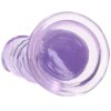 Realistické dildo s přísavkou RealRock 6"  fialové