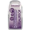 Realistické dildo s přísavkou RealRock 6"  fialové